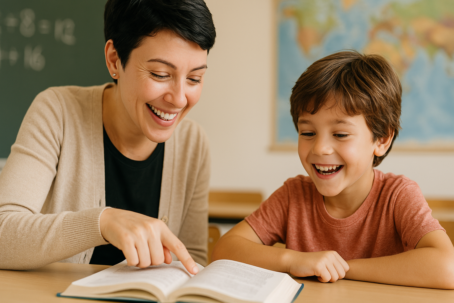 Baba z bachorem uczy go ksiazeczki UwU